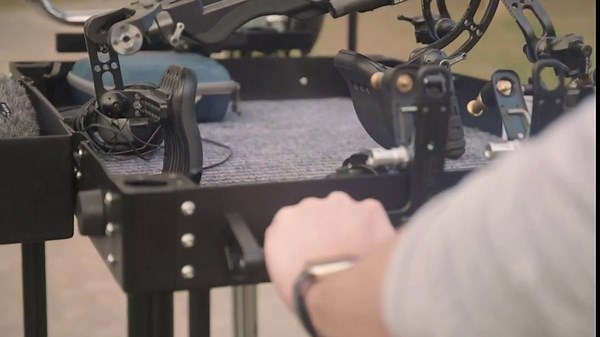 PROAIM 5/8” Baby Pin Adapter System for Camera Cart. Adapts Many Accessories with 5/8 Receiver, Clamps to 1.5”/38mm Cart Mast. Length: 30” Dia: 19mm, Durable Stable Lightweight (VCTR-BP)