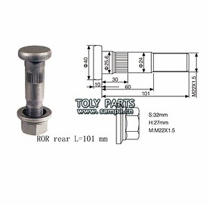 [Hot Item] Trailer Wheel Tire Bolts Ror 21022167 21020997 21016416 21220132 21220969