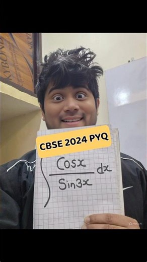 cos x / sin 3x? Bas ek trick 🔥 #Integration #CBSEBoard #class12maths