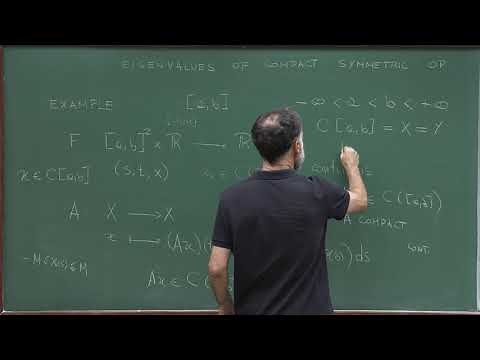 Doctorate program: Functional Analysis - Lecture 34: Eigenvalues of compact symmetric operators