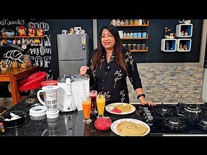 Protein Dosa & Fresh Juices with Sujata Multimix | Recipe by Lekshmi Nair | Malayalam