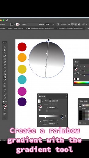 Create a Trippy Rainbow Line Pattern in Illustrator