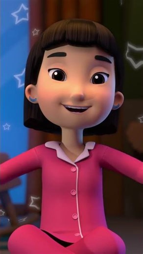 Baby Bedtime Animal Yoga Sensory Time 🦒 #Shorts