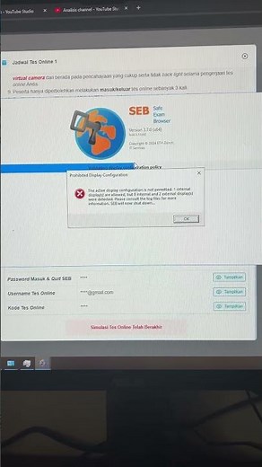 Who has problems logging in to SEB BUMN, there is a problem displaying configuration not permitte...