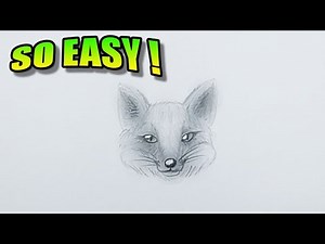 How to draw a fox realistic | Easy Drawings