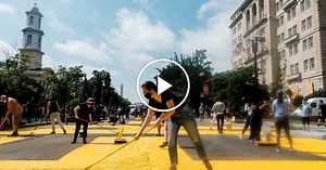 City Workers Paint ‘Black Lives Matter’ on Streets Leading to White House