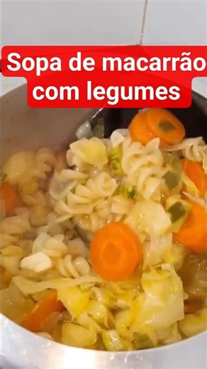 VEGETABLE SOUP WITH PASTA