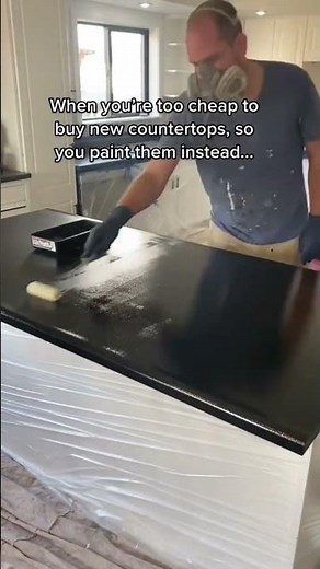 Would you paint your counter tops? See how ours turned out a year after!