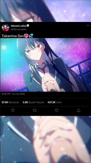 ☆𝗧𝗮𝗸𝗮𝗺𝗶𝗻𝗲 🥵💦!」- Please Put Them On Takamine San EP11 Edit #anime #shorts #takamine