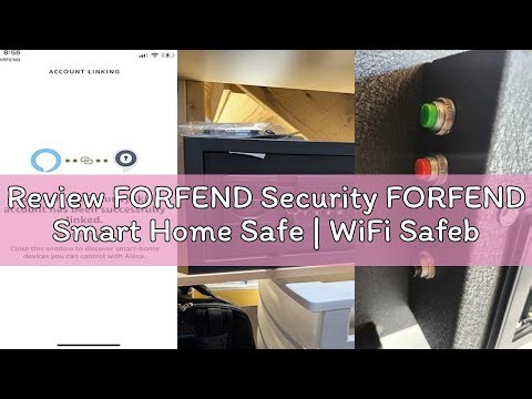 Review FORFEND Security FORFEND Smart Home Safe | WiFi Safebox App Lock/Alarm | Voice Command, Kidna
