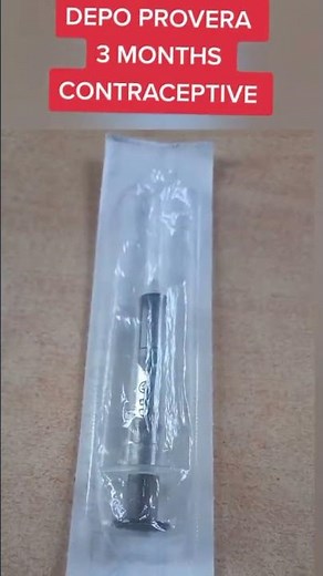 Depo Provera contraceptive injection #shorts #contraceptives