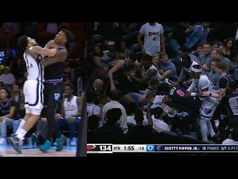 Scottie Pippen Jr and Myron Gardner HUGE FIGHT and both get ejected 😳