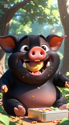 Punishing a pig that steals the lunch box🐷 #dogshorts #dog #puppylove #animals#funny #funnydogs