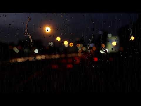 Rain on Window and Bokeh Blur | Free Animation Loop Background