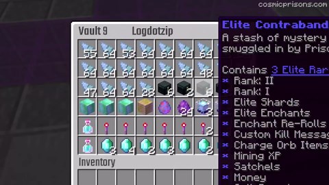 How MUCH are all these ITEMS WORTH? (Minecraft Cosmic Jail Break #10)