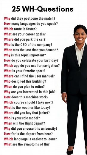 50 WH-Questions in English | Learn How, When, Where & Why with Examples!