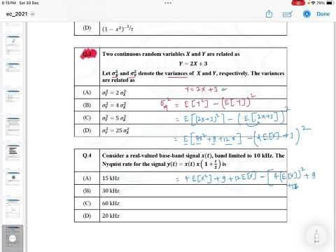 6.[PYQ] Probability and statistics Questions practice for gate data science and artificial