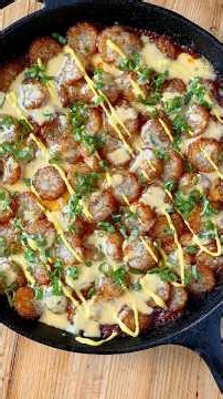 A favorite dinner for the kids! Loaded Chili Dog Casserole #cooking #recipe #food #chili #hotdog
