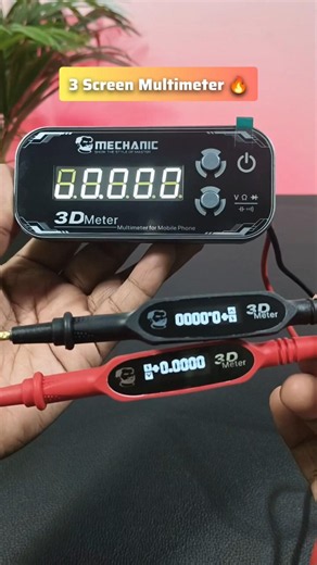 Triple Screen Multimeter Mechanic Detective 3.0 Digital Multimeter High Precision for Mobile