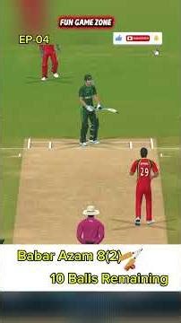 EP-04 Babar Azam 12 Balls Challenge 🥶 Real Cricket Gameplay