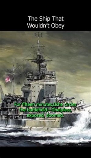 The Ship That Wouldn’t Obey #history #battleship #ww1#facts #royalnavy #shorts