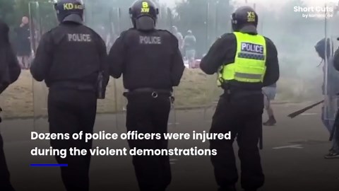 At least 400 arrested in violent riots across UK