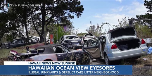 Morning Beat: Hawaiian Ocean View's illegal junkyard issue