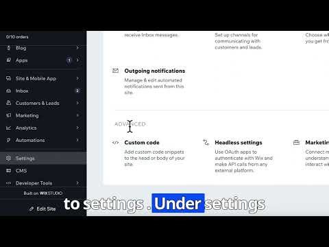 Installation Guide for Wix Studio