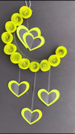 Easy Paper Wall Hanging Ideas Flower Wall Hanging using A4 paper sheet - hater kaj -craft