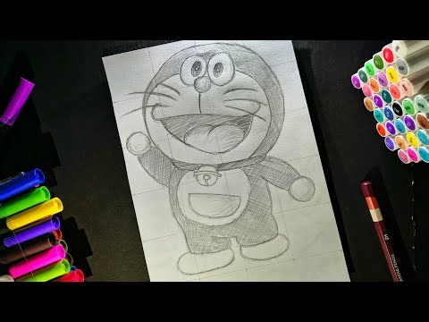 Doraemon Drawing || Outline tutorial || Step by step Doraemon Drawing