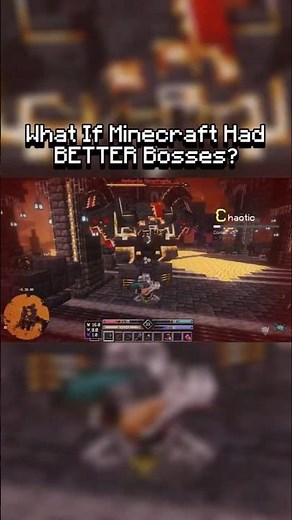 What if MINECRAFT Had BETTER Bosses?!