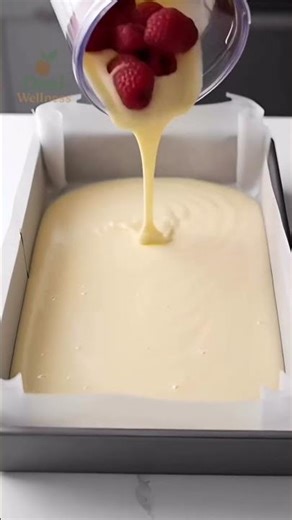 Healthy Raspberry Banana Cake 🍰 | No Sugar, No Flour! | Quick & Easy Recipe ✨