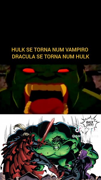Incrível Hulk se transforma em um Vampiro