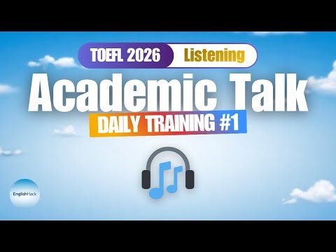 TOEFL 2026 Listening Practice｜Academic Talk（Biology）｜Real Test Format