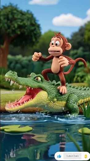 #cartoon The Chet Croc: How He Lost His Friend! 😱🐊 | धोखेबाज मगरमच्छ: कैसे उसने अपना दोस्त गंवाया! |