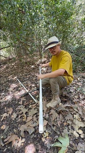 Survival Skills: Launching Projectiles with a PVC Pipe #survival #bushcraft #outdoors #camping