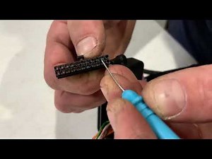 How to retention the pins in a Unichip Plug.