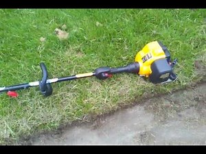 Poulan Pro PP335 edger attachment real test with thick cutting. Impressinve Job!