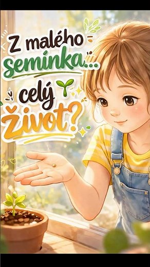 Kouzlo semínka 🌱 Jak vyroste rajče? | Edukativní pohádka pro děti | #pohádka #ceskepohadky #shorts