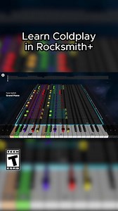 5.4K views · 20 reactions | Get your piano ready to learn some Coldplay  #piano #pianolearning #guitar #guitarlearning | Rocksmith+ | Facebook