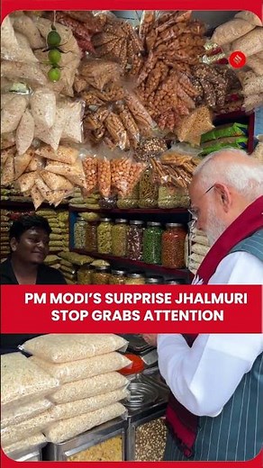 PM Modi’s Jhalmuri Break During West Bengal Campaign Trail