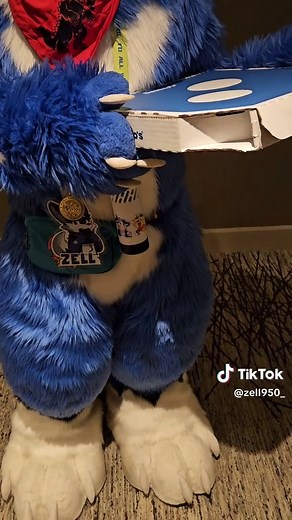 pizza delivery! #furry #furrycommunity #fullsuiter #fyp | furry