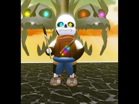 Roblox Sans Multivese Impossible Mode - Brushwork COMPLETED