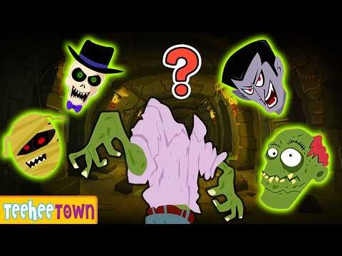 Find the Correct Head | Halloween Games and Songs for Kids by ‪@TeeHeeTown‬ on Nursery Rhyme Street