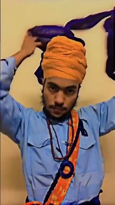 How to tie easy Jangi Nihang singh Dumala with shastars in a minute #dumala #shastar #khalsa