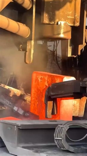 Red-Hot Forged Blocks Shaped from Raw Steel 🔥⚒️ | Satisfying Forging Process