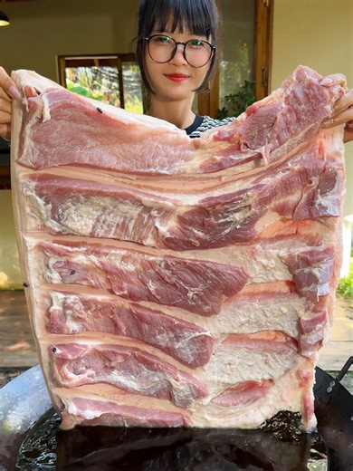 Cooking yummy deep fried pork recipe