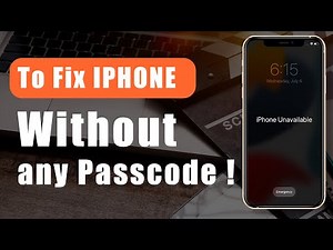 iPhone stuck in Unavailable or Security Lockout Screen? | Two Ways to Fix Without any Passcode.
