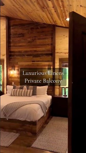 Rustic Heights Cabin — Broken Bow OK | 33ft Windows + Private Balcony | Luxury Forest Retreat