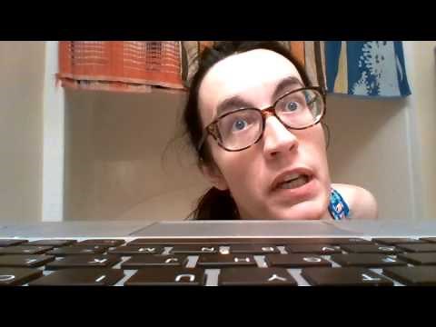 crazy girl takes a shit